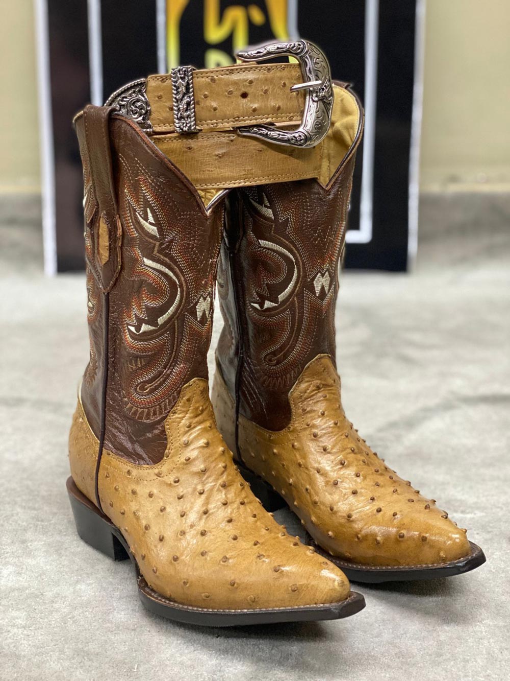 Botas de Avestruz 